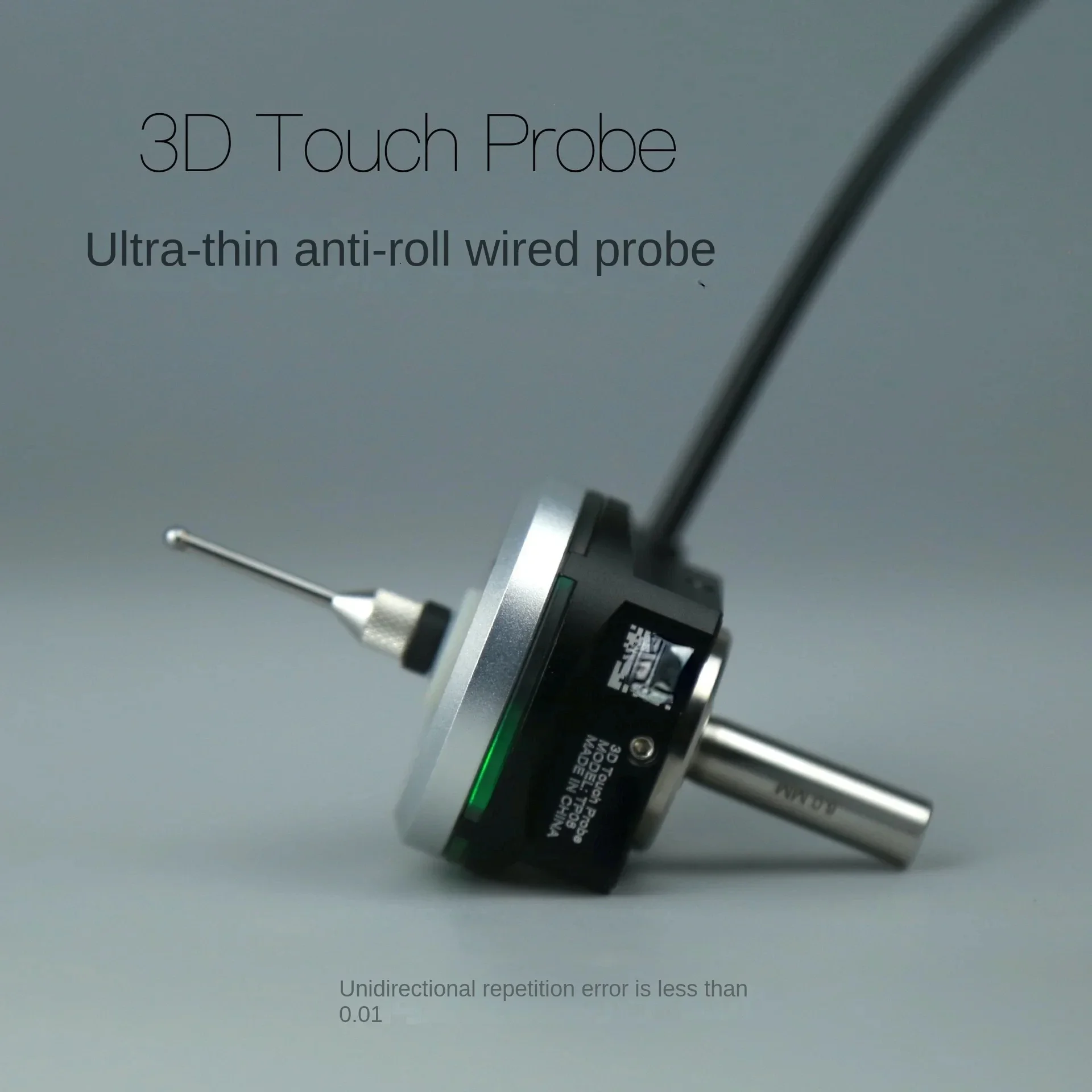 Latest V6 Anti-Rolling 3D Edge Finder Find Medium Precision CNC Probe Compatible with Mach3 and Grbl