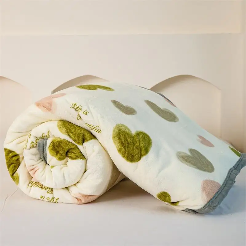 

Утолщенное молочное бархатное одеяло Cloud Velvet для дневного сна, покрывало для кондиционера, для студентов и дома, комфортное и теплое