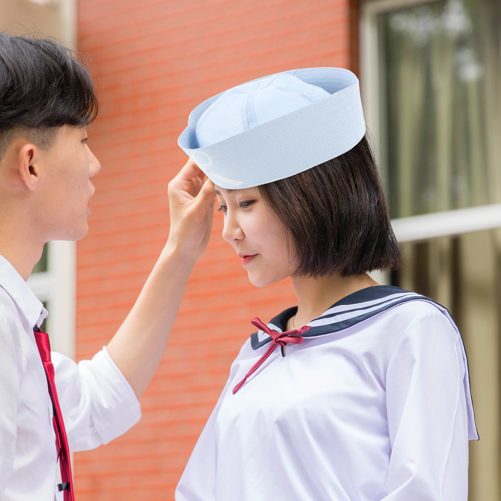 

Hat for Women Elegant Cosplay Party Costume Nautical Navy Boat Captain Decorative Clothing Accessories Sailor Cosplay