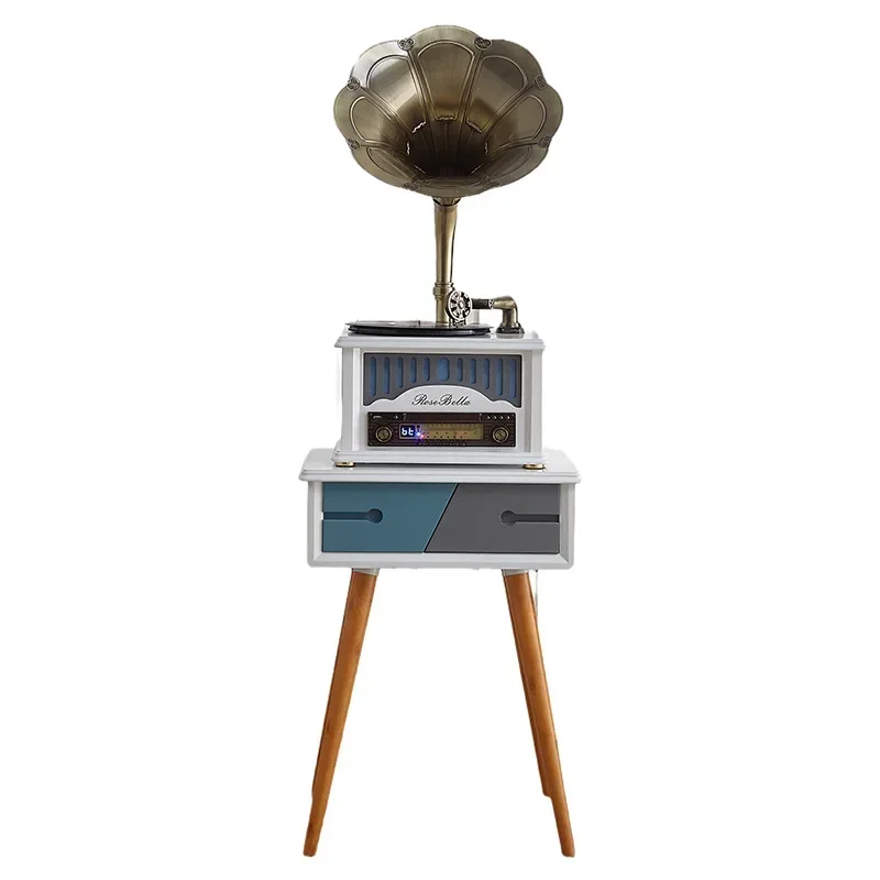 SP1501 Turbo Singing Arm Simple Nordic Style Floor Gramophone Retro Bluetooth Audio