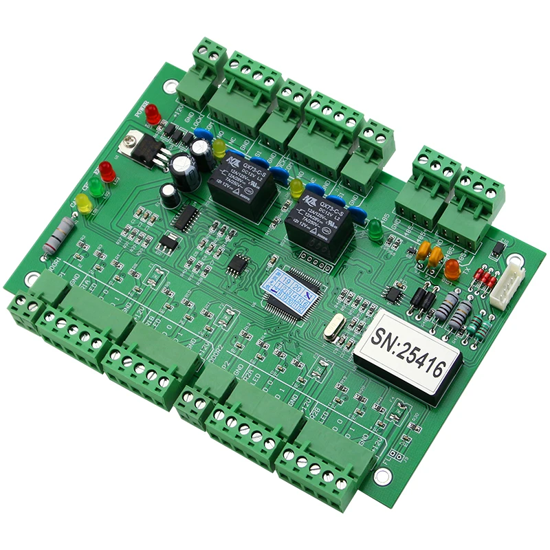 RS485 Kommunikation RFID Access Controller, Einzel Tür Doppel Tür Vier Tür Network Access Control Motherboard