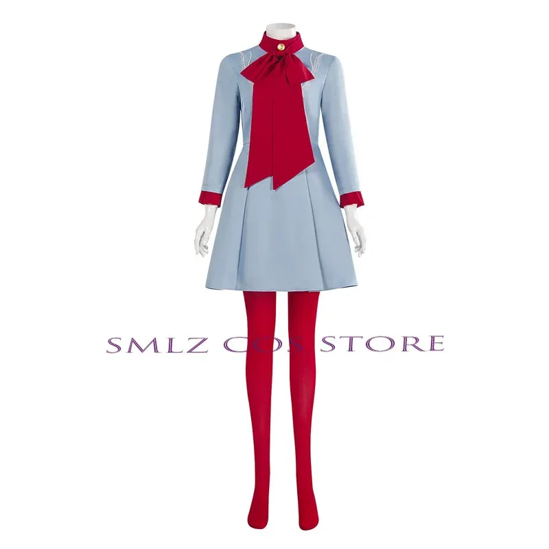 

Девушка Гага Косплей Аниме Die With A Smile Lady Косплей Костюм Синий Необычный Платье Костюм Хэллоуин Вечеринка Takerlama Наряд для Женщин
