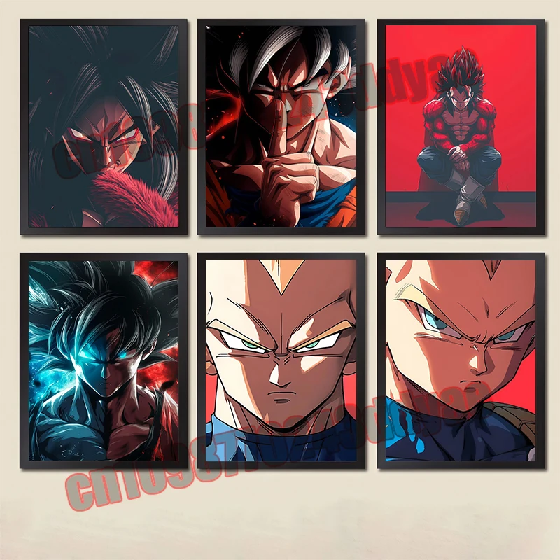 

Anime Classic Dragon Ball Wukong Poster HD Painting Printing Canvas High Quality Home Entrance Art Wall Decoration Painting Gift