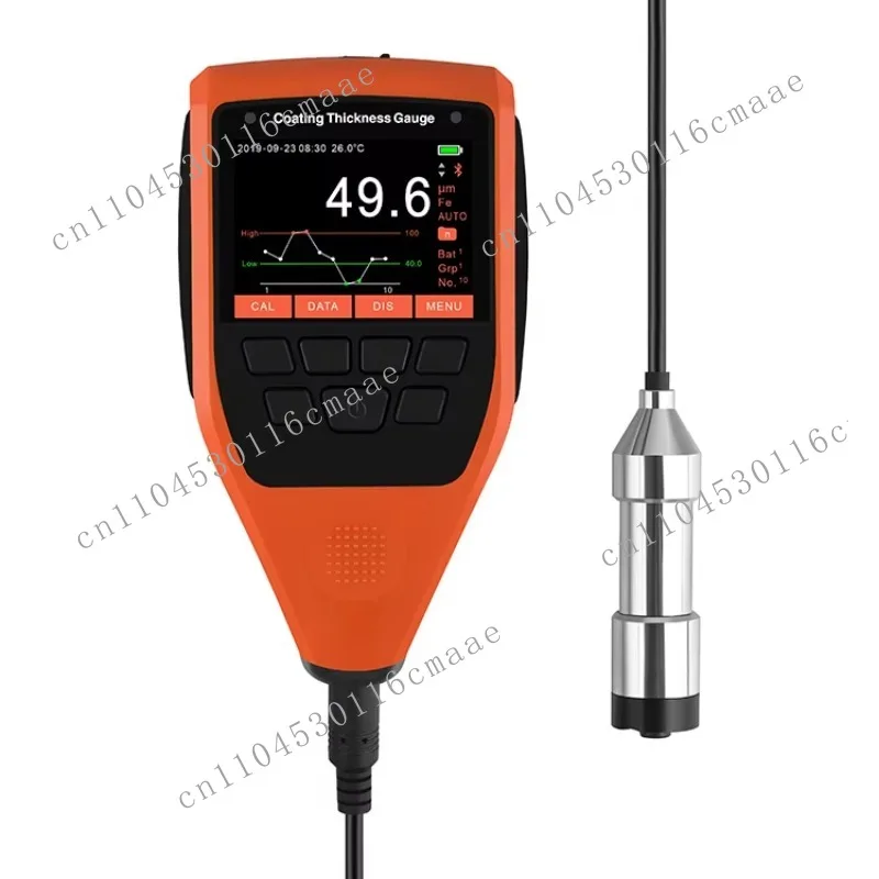 

EC-777E Digital Paint Coating Thickness Gauge Car Paint Detector with External Probe Range 2000um