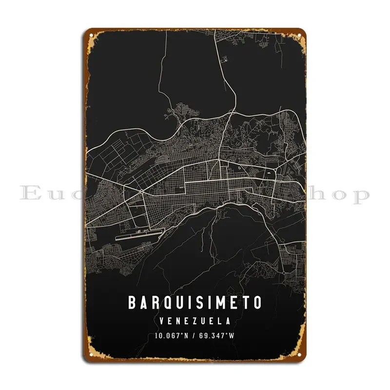 Barquisimeto Venezuela Metal Sign Garage Club Wall Mural Customize Tin Sign Poster