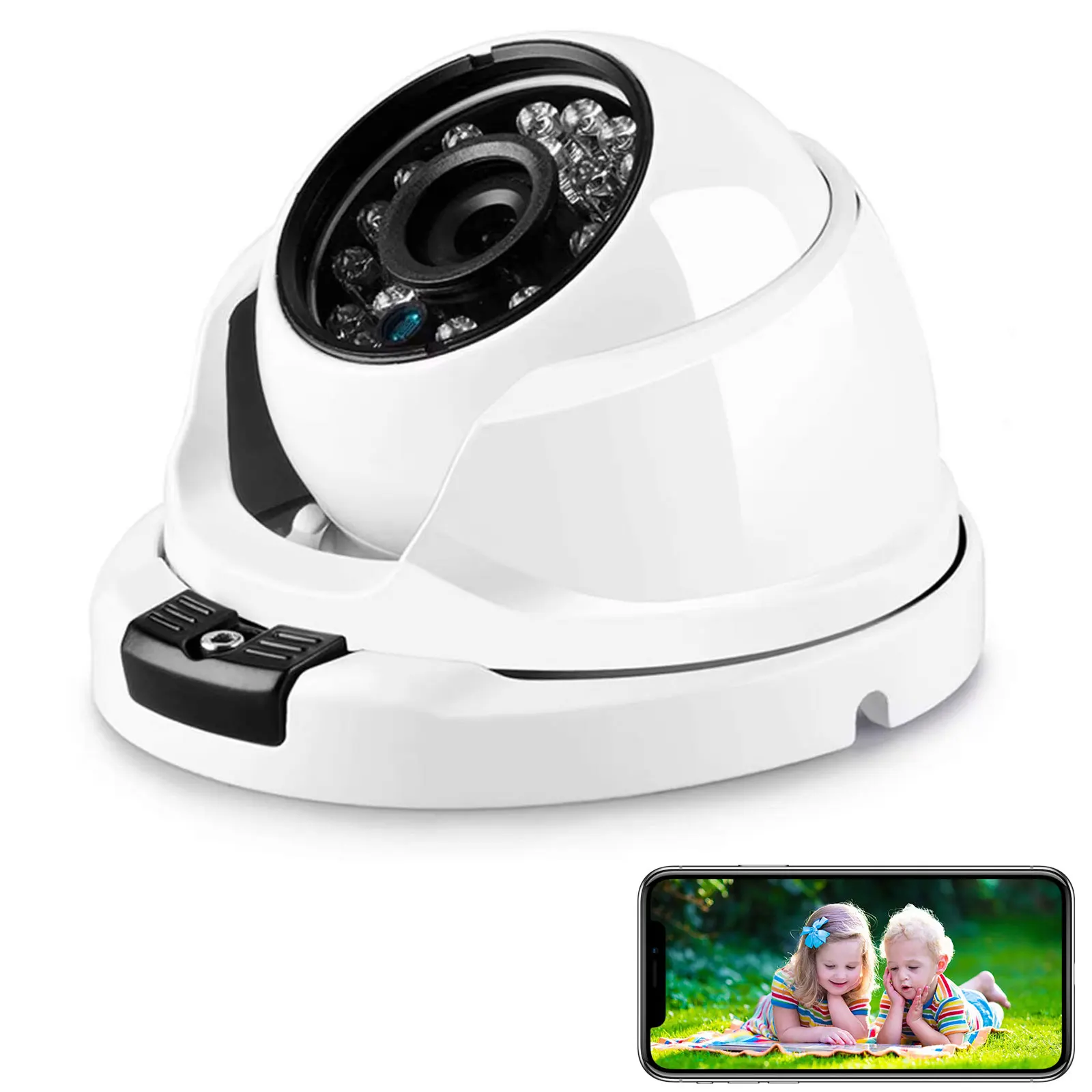 

BESDER Anti-Vandal Security Camera 2MP 3MP 5MP Motion Detection Indoor Outdoor IP66 Metal Case XMEye IPC