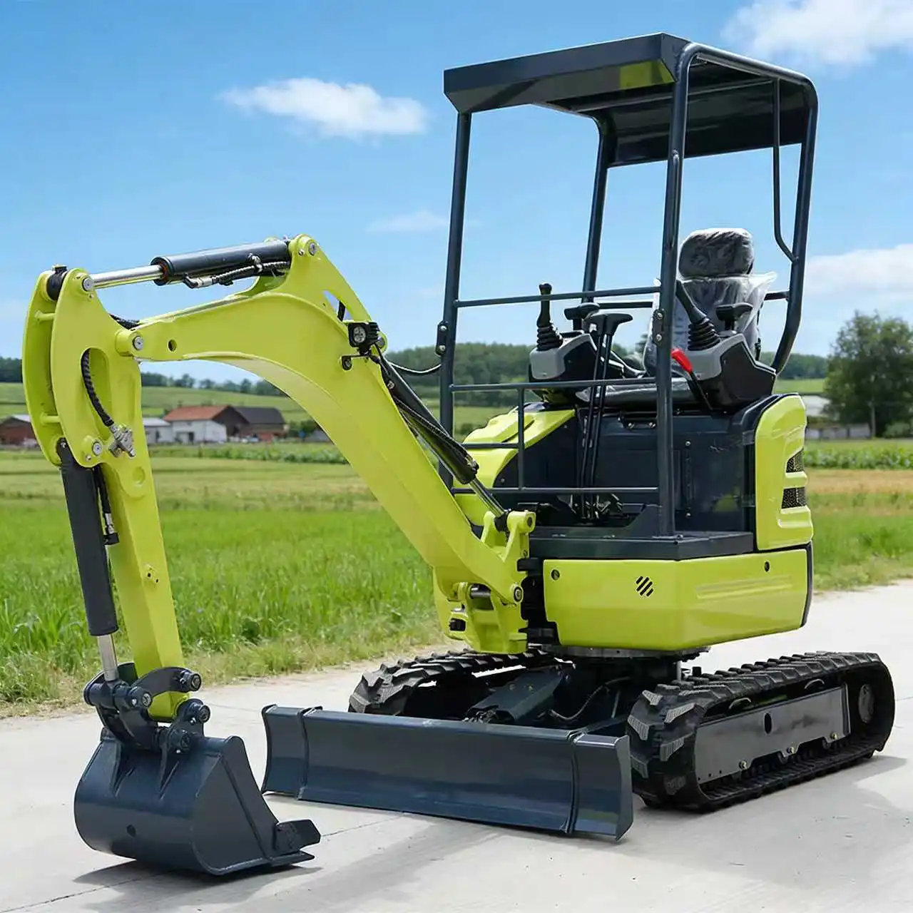 

Бесплатная доставка Мини-экскаватор 3,5 тонны EPA Ферма Новый гусеничный экскаватор Садовый двигатель Kubota 1,8 тонны Малый экскаватор по индивидуальному заказу