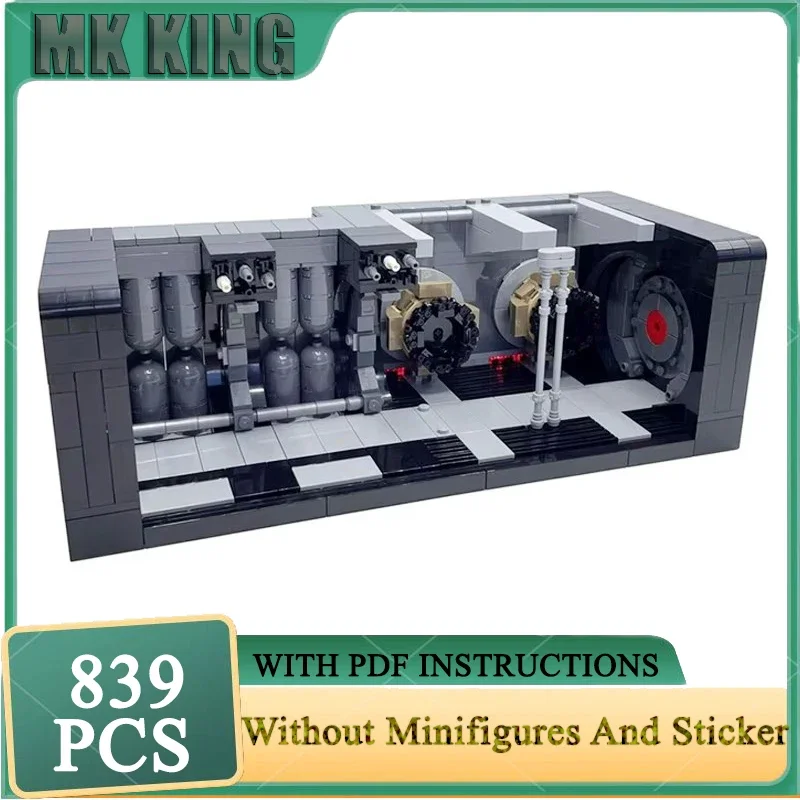 

Popular Star Movie Model Moc Building Bricks Space Vessels Side Corridor Model Building Technology Modular Blocks Construstion