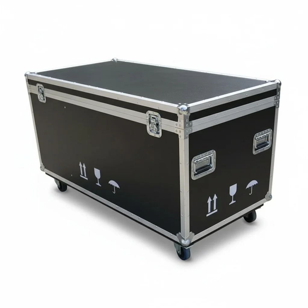 Robot Equipment Case, Aerospace 6061-T6 Aluminum Shockproof Storage Box, Wheeled Tool Case, 29x15.5x13cm Aviation Flight Case