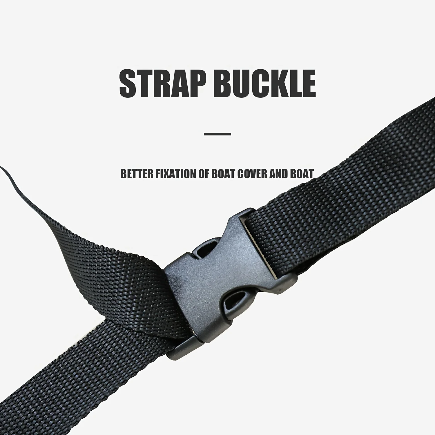 قطعة واحدة من KOETSU، متوفرة بخمسة مقاسات، غطاء دائري أسود 420D من النايلون المقاوم للغبار لقارب اليخوت البحرية مع وظيفة الشد