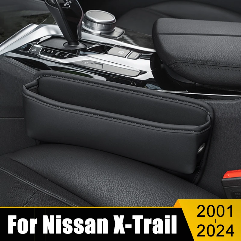 

For Nissan X-Trail XTrail T30 T31 T32 T33 2001-2022 2023 2024 Car Seat Crevice Storage Box Bag Multifunctional Built-in Cover