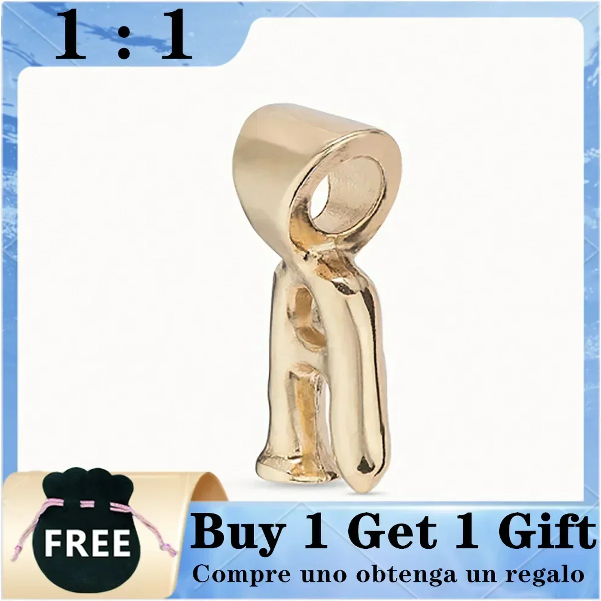 Uno 50-14K Ouro Let… - image