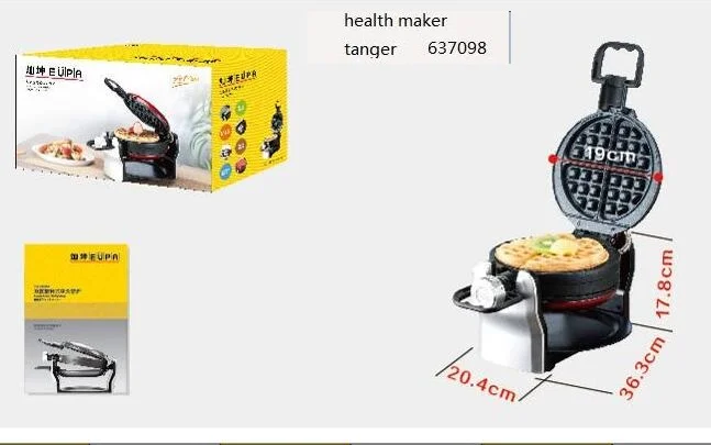 EUPA คู่ความร้อนด้านข้างกระทะไฟฟ้ากระทะโรตารี่เครื่องใช้ในครัวเรือนเค้กวาฟเฟิลเครื่อง TSK-2909BW