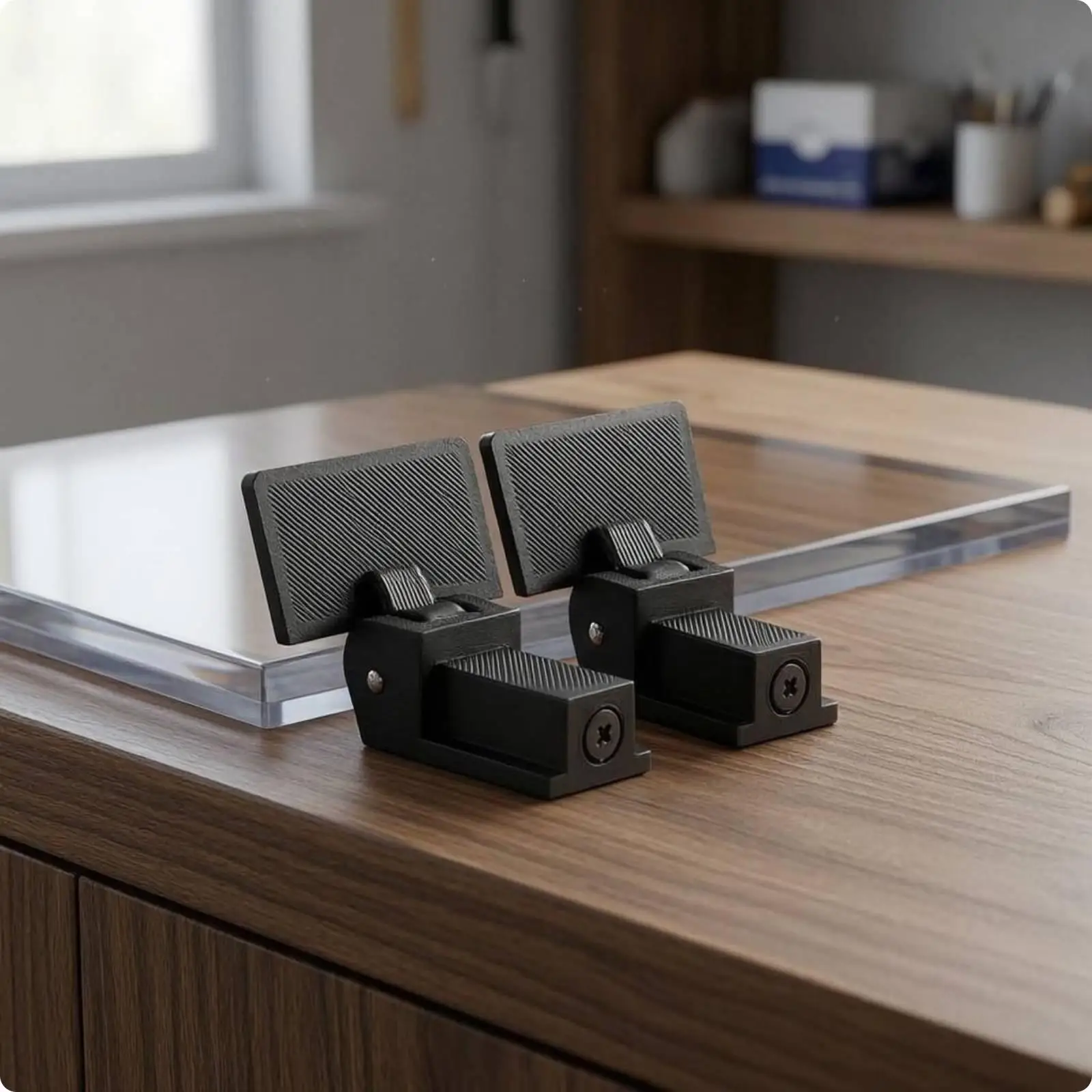 Universal Record Player Hinge Swiveling Plastic Part Dust Cover Repair for Home Turntable Audio