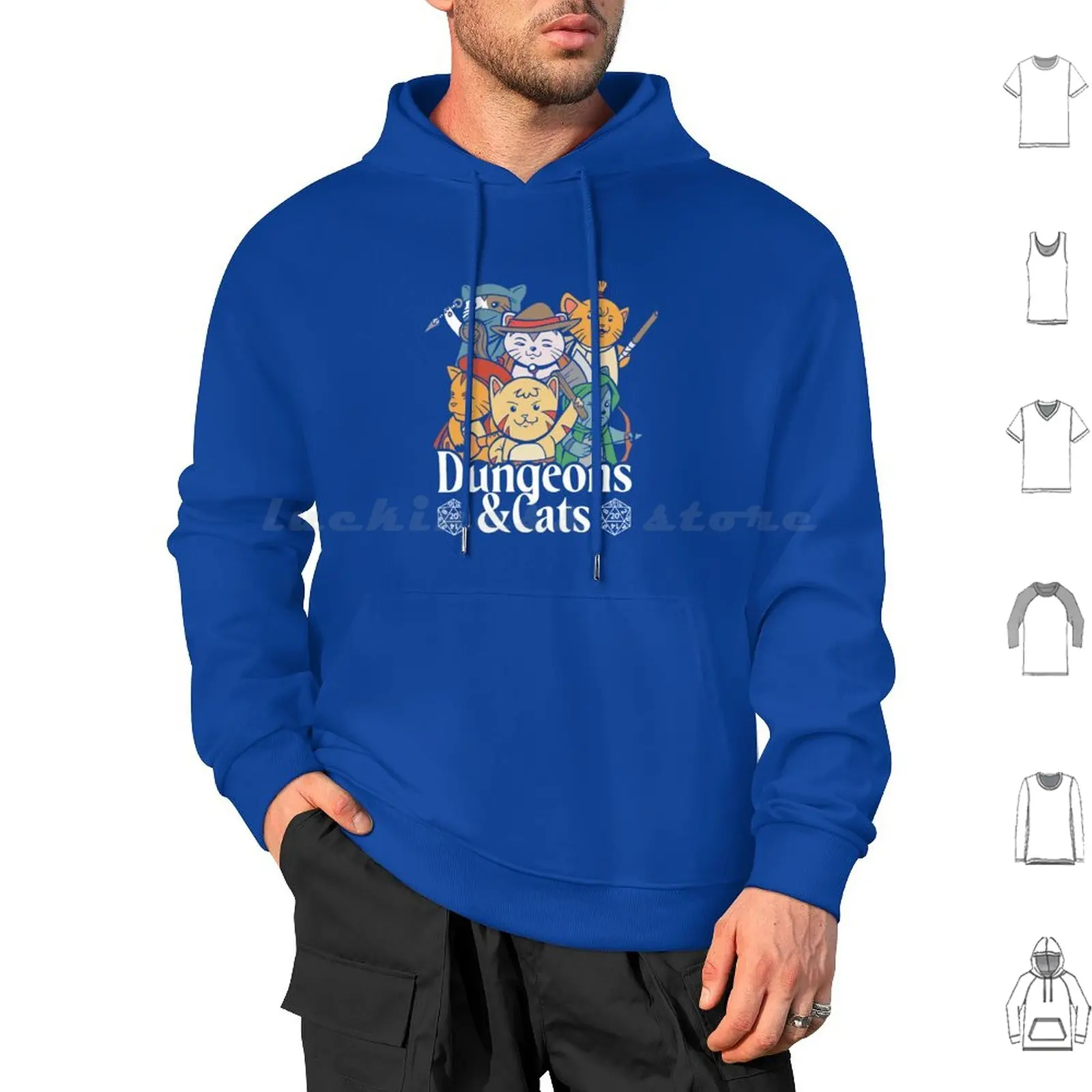 Funny & Cats Hoodies Long Sleeve And D20 D An D Where Role Play Master Roleplaying And Cats Rpg Role Playing Game Cute