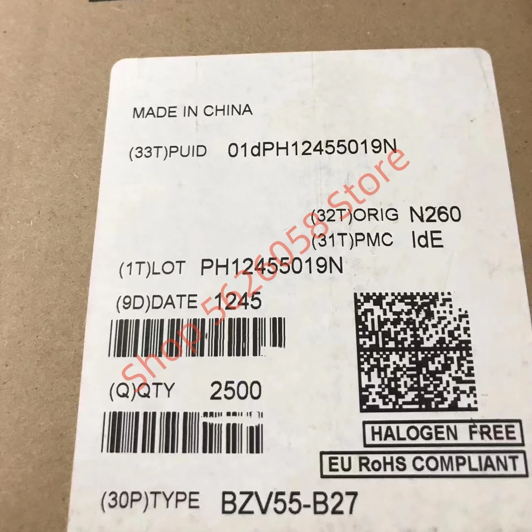 

BZV55-B27 DO-213AC 20 шт./лот оригинальные и аутентичные, бесплатная доставка