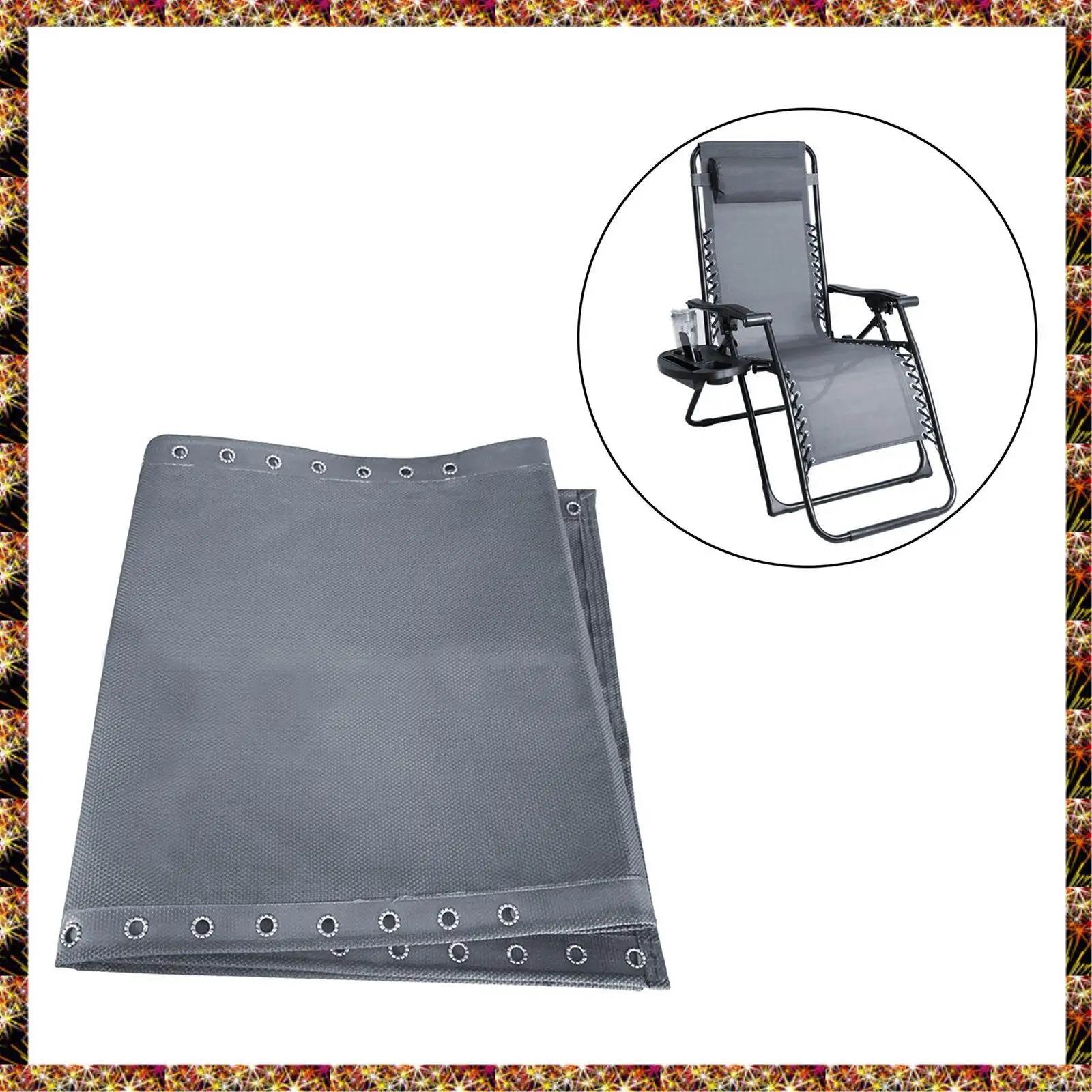 

BTCL Recliner Buteslin Mesh Складной стул Обеденный перерыв Пляжный стул Тканевая сетка