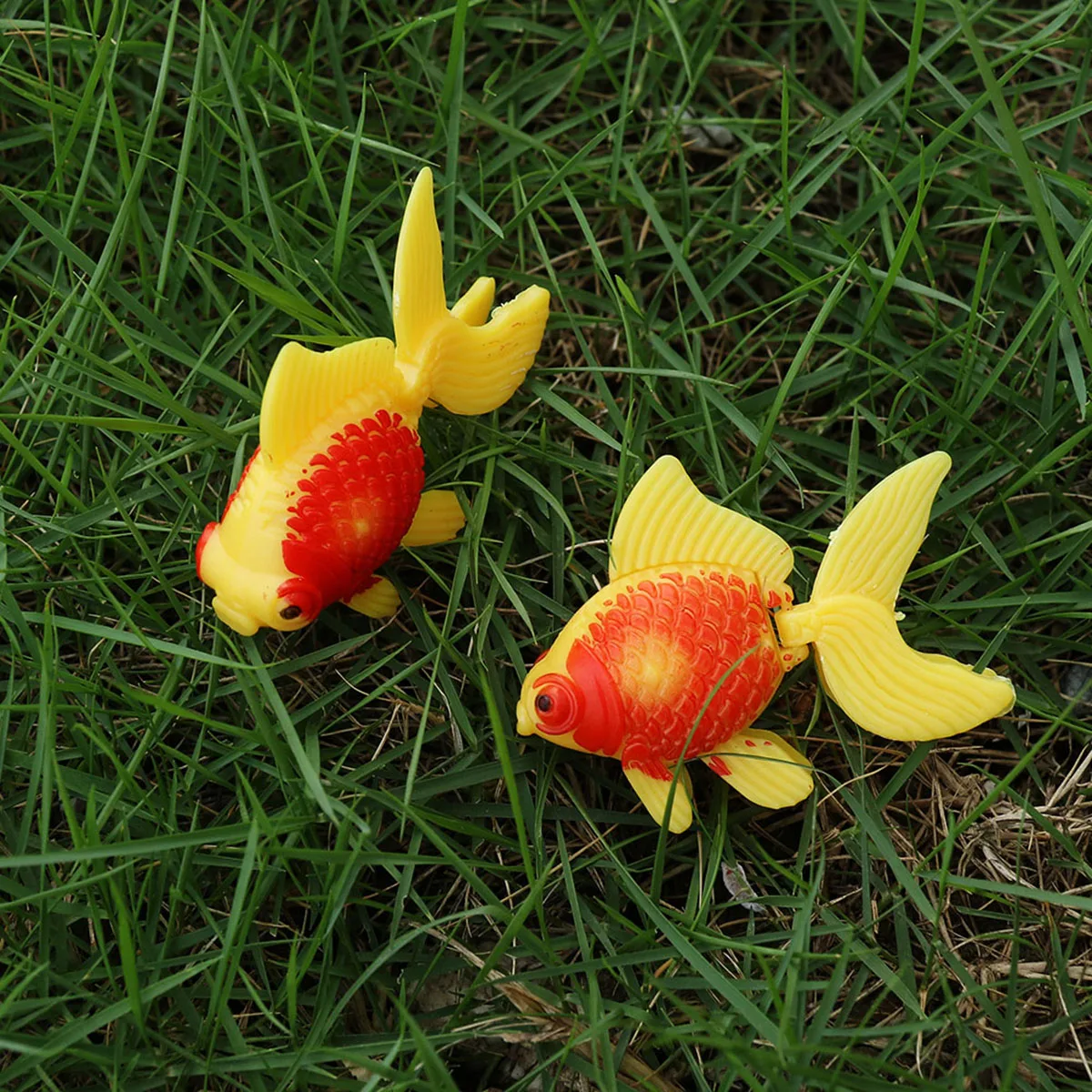 

5 pcs Lifelike Fake Fish Aquarium Decoration Plastic Fish Tank Decor Ornament Long Lasting Use Home Landscape