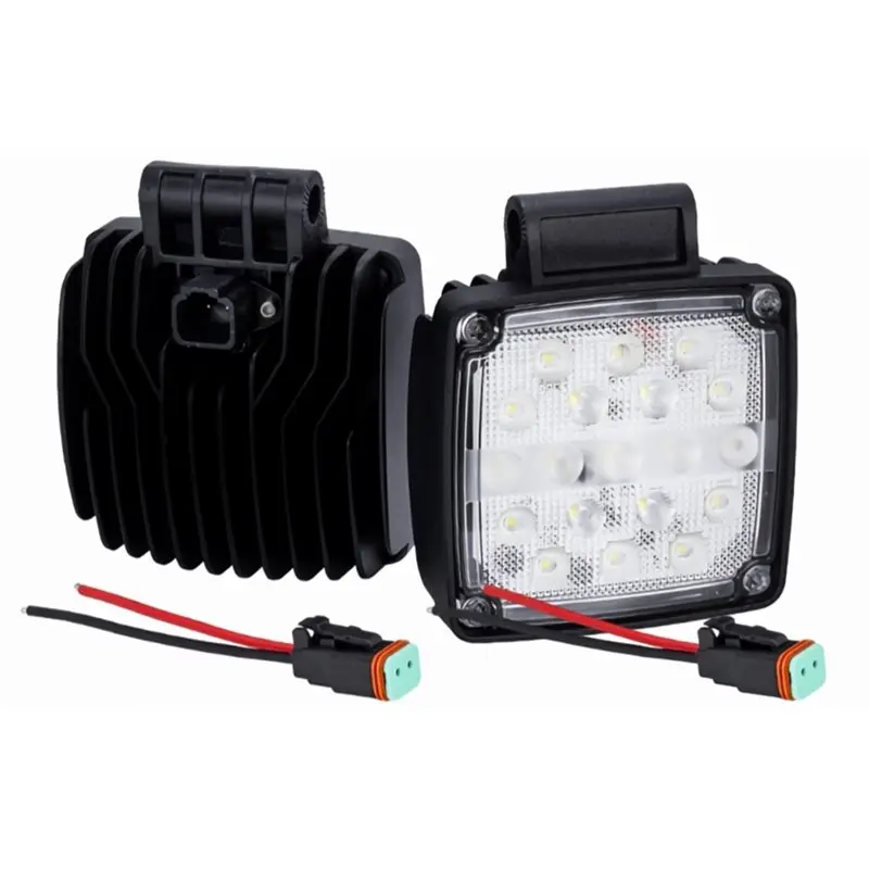 

X39A-2Pcs 19 LED Excavator Work Light 57W 6500K Flood For Loader Tractor Forklift With IP65 Rating