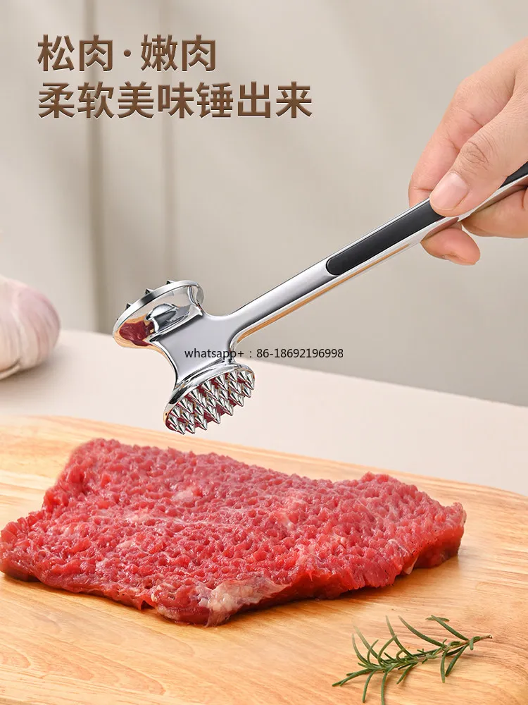 Meat Loosening Hammer Kitchen Household Pat Steak Hammer Tender Row Meat Beating Artifact Tendon Breaker Too