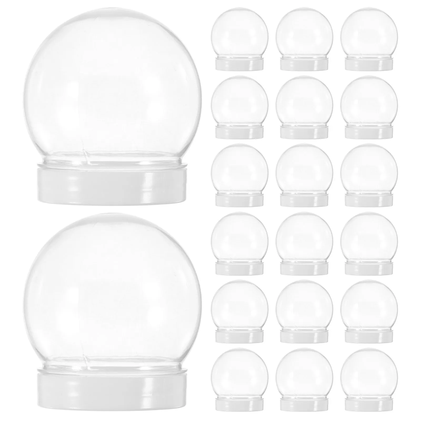 

20 шт. прозрачных банок для печенья с крышками, маленькие герметичные контейнеры для сладостей и конфет