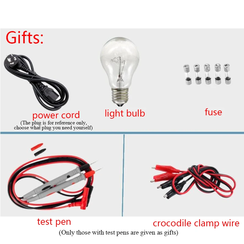 Switching power supply maintenance socket LED lamp maintenance protector voltage, current, power measurement and detection