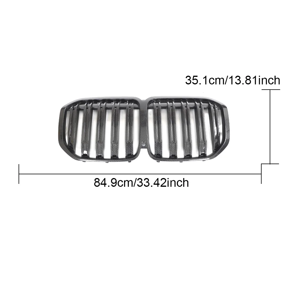 

Модернизированная передняя решетка бампера из карбона для BMW X7 G07 XDrive4i 2019-2021