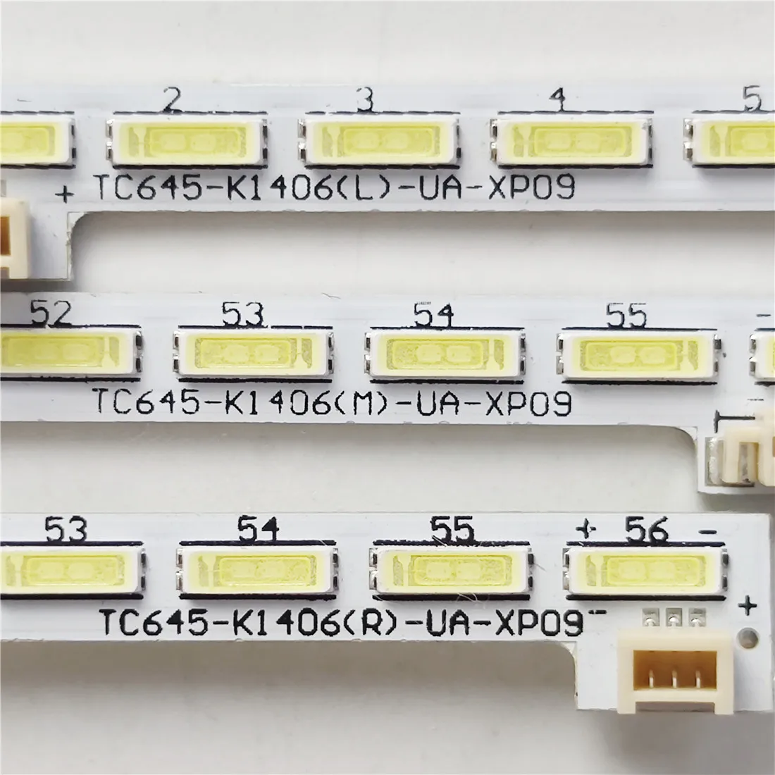 Imagem -02 - Tira de Retroiluminação Led 56 Lâmpada para Tc645-k1406l-ua-xp09 M-ua-xp09 R-ua-xp09 Jl.e65e472032ba E65lx7231 Tc645uqs3-ua9000