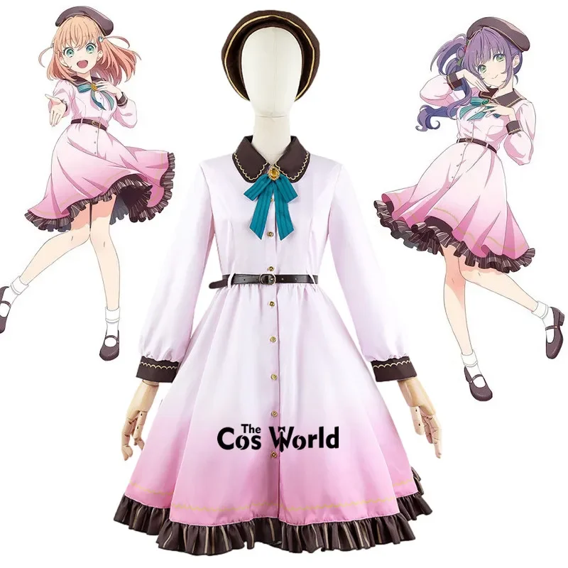 أزياء Love Live Hasu no Sora Jogakuin School Dream Believers Otomune Kozue Yugiri Tsuzuri Fujishima Megumi التأثيرية