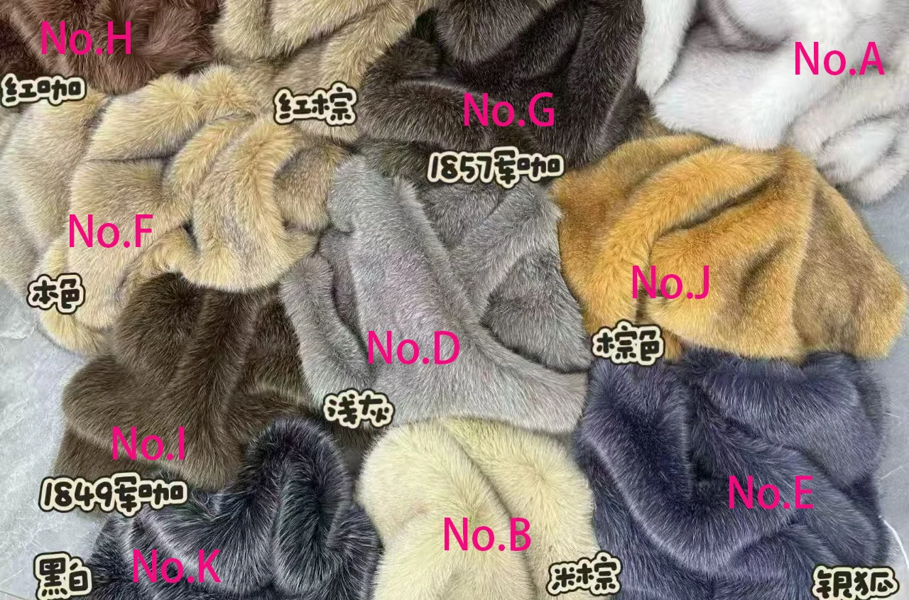 New color raccoon fur, jacquard faux fur fabric,sewing materials