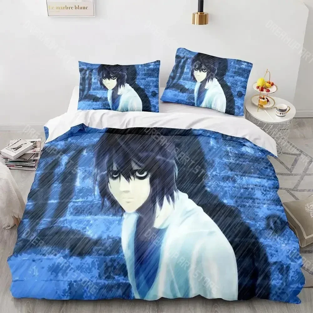 2026 3d Print Anime Death Note Bedding Set Single Twin Full Queen King Size Bed Set Adult Kids Bedroom Duvet Cover Sets Birthday