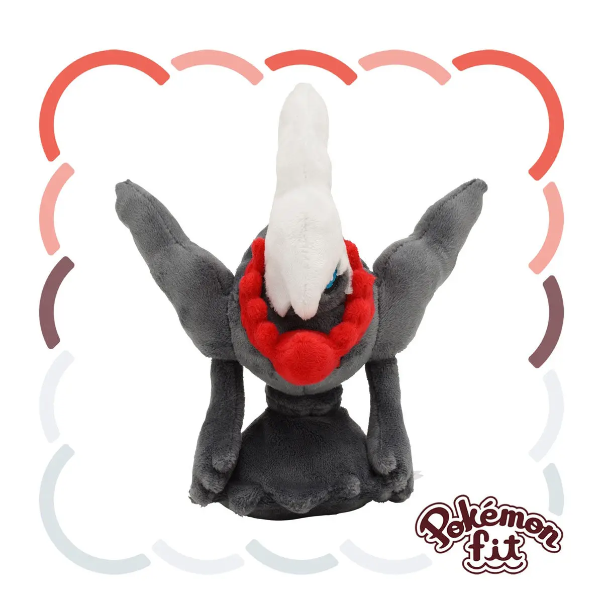 Muñeco de peluche Original Pokemon Center Fit Darkrai, juguete de peluche de Pocket Monster Darkrai de Japón, regalo coleccionable para los fanáticos de Pokemon