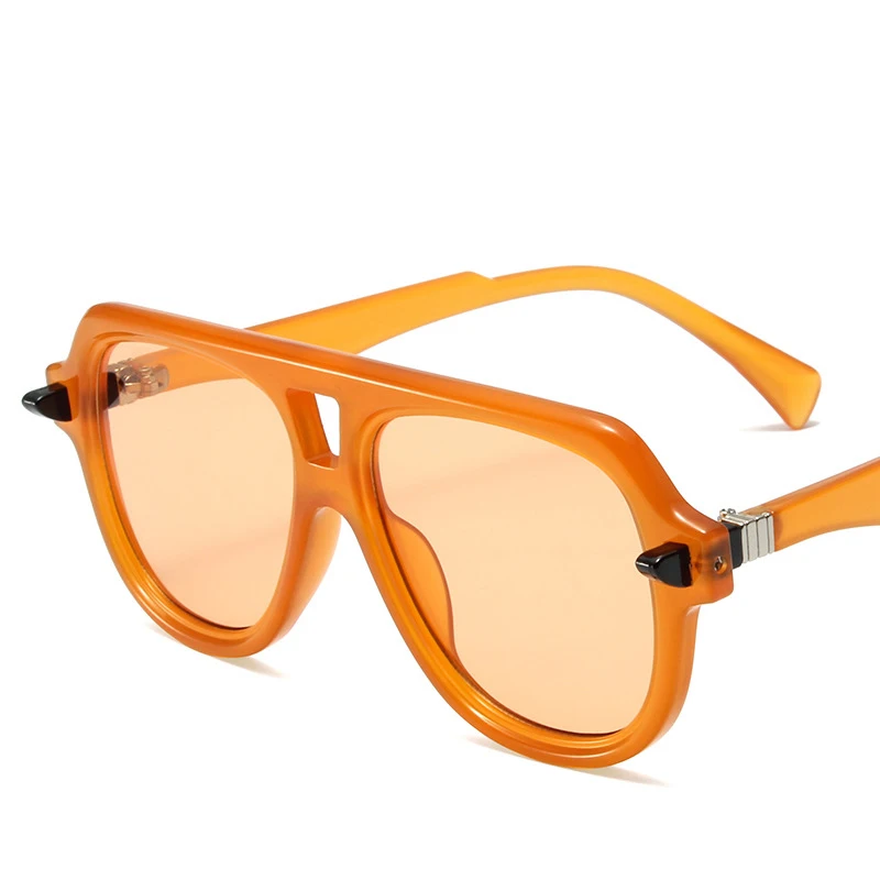 56641 Marken design personal isierte Sonnenbrille Männer Frauen Retro Doppelt räger große Piloten brille im Freien Sonnenbrille