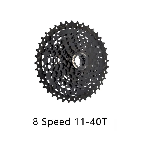 Imagen 2 del producto Sunshine-Cassette de rueda libre de 8 velocidades, 11-25T, 28T, 32T, 40T, 42T, Compatible con HG, rueda libre para bicicleta de montaña MTB, piezas de bicicleta de 8V