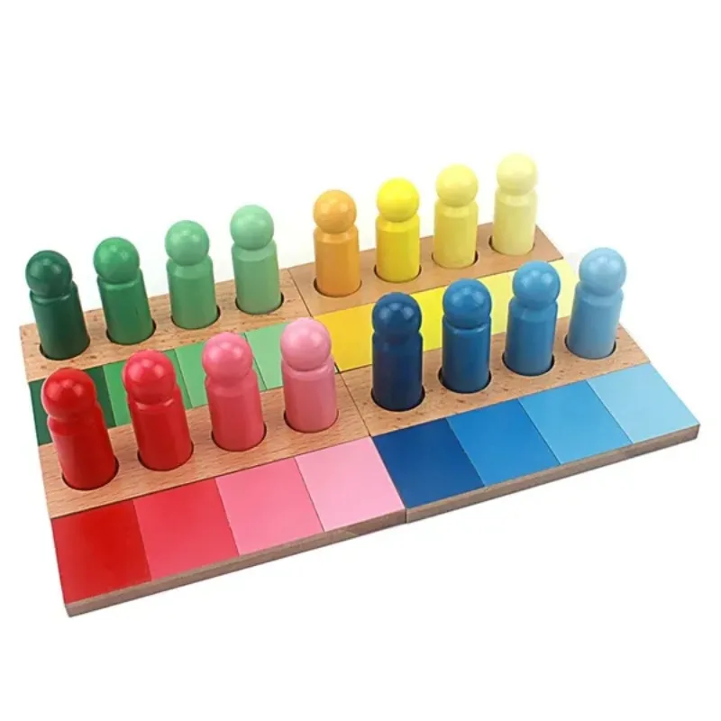 

Baby Toys Montessori Color Resemblance Sorting Task Wood Small Version Toys for Children Sensorial Toy Early Learning Gifts