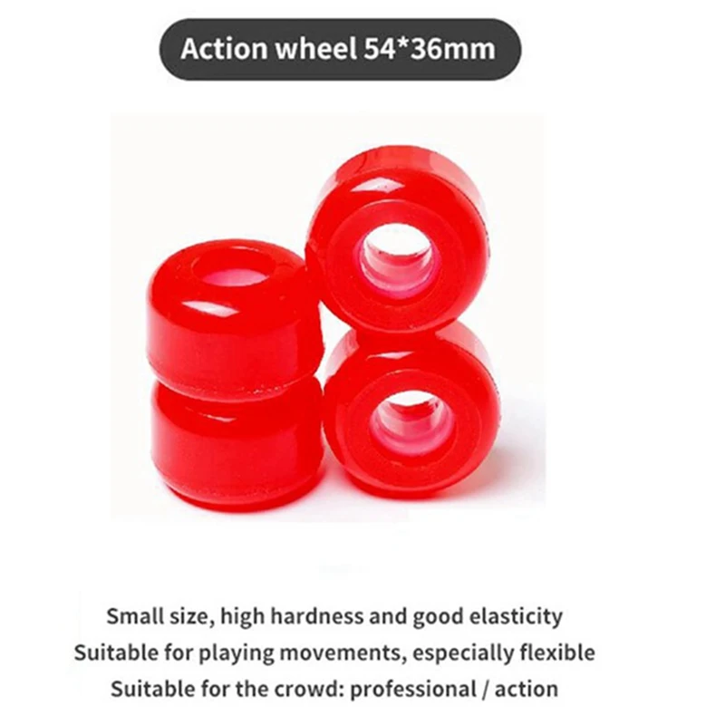 4Pcs/Set Skateboard Longboard Wheel 54Mmx36mm 82A Wheel Stunt Skateboards Downspeed PU Wheel