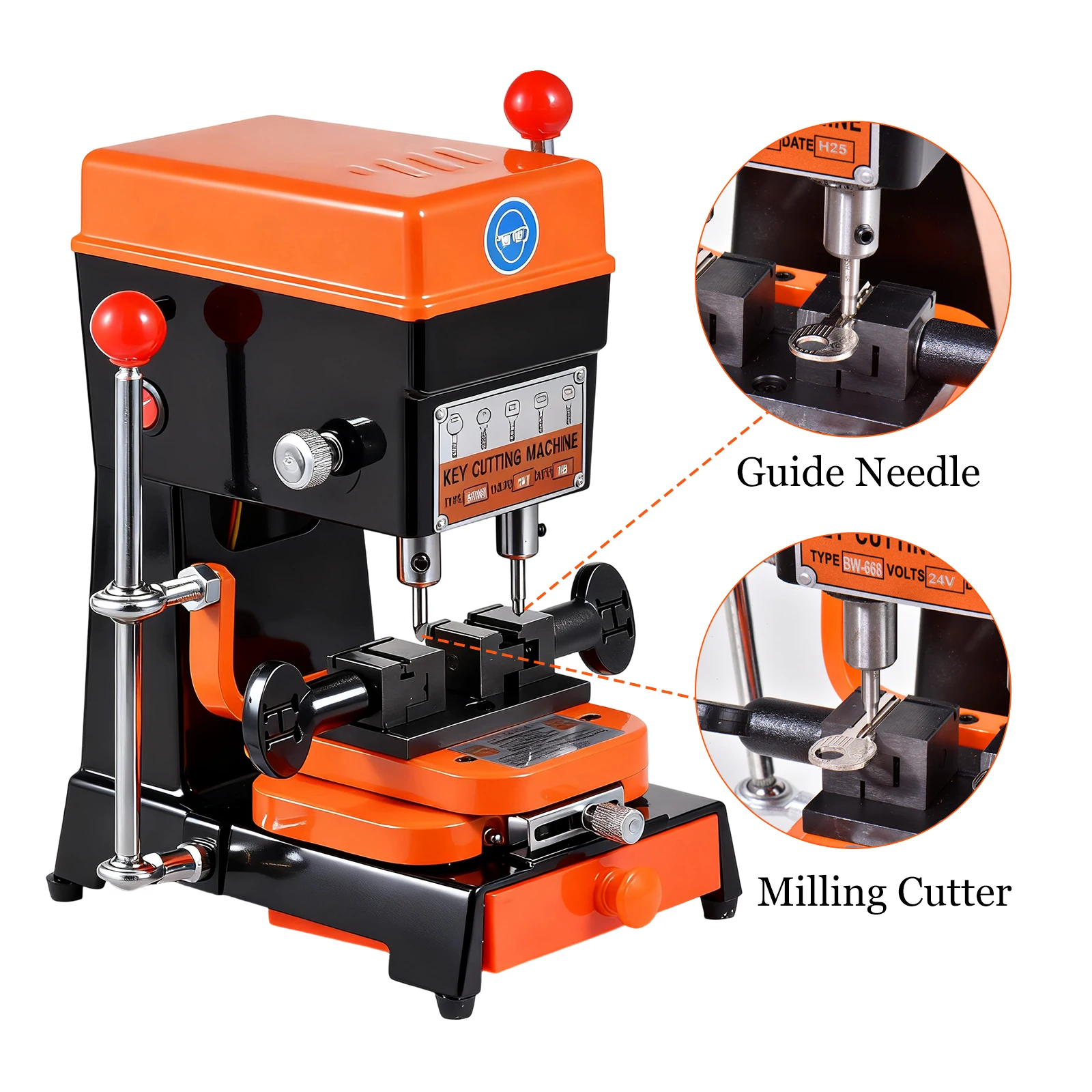 110V Electric Key Copy Machine Vertical Key Duplicating Machine Cutting Duplicate Equipment Duplicator for Door and Car Locks - view 3