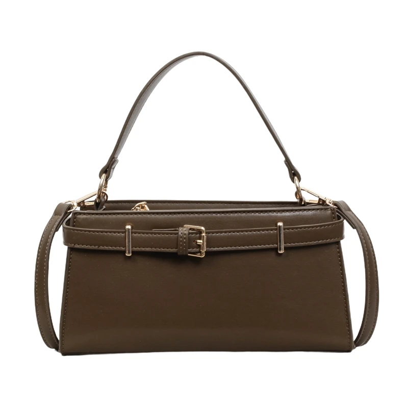 

Роскошная элегантная дизайнерская сумка для подгузников для женщин, кожаная сумка через плечо, минималистичная, винтажная, стильная, большая