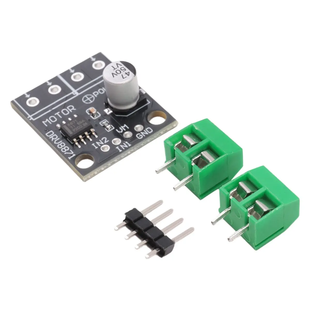 Friendly!DRV8871 H-Bridge Brushed DC Motor Driver Breakout Board PWM Control 3.6A Max Internal Current Sense 6.5V to 45V