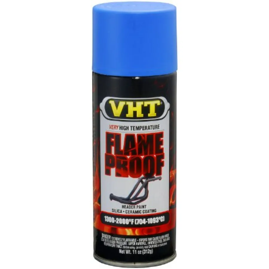 

SP110-6PK Flameproof Coating Very High Heat Spray Paint Blue Flat Finish 11 oz Aerosol Can 6 Pack