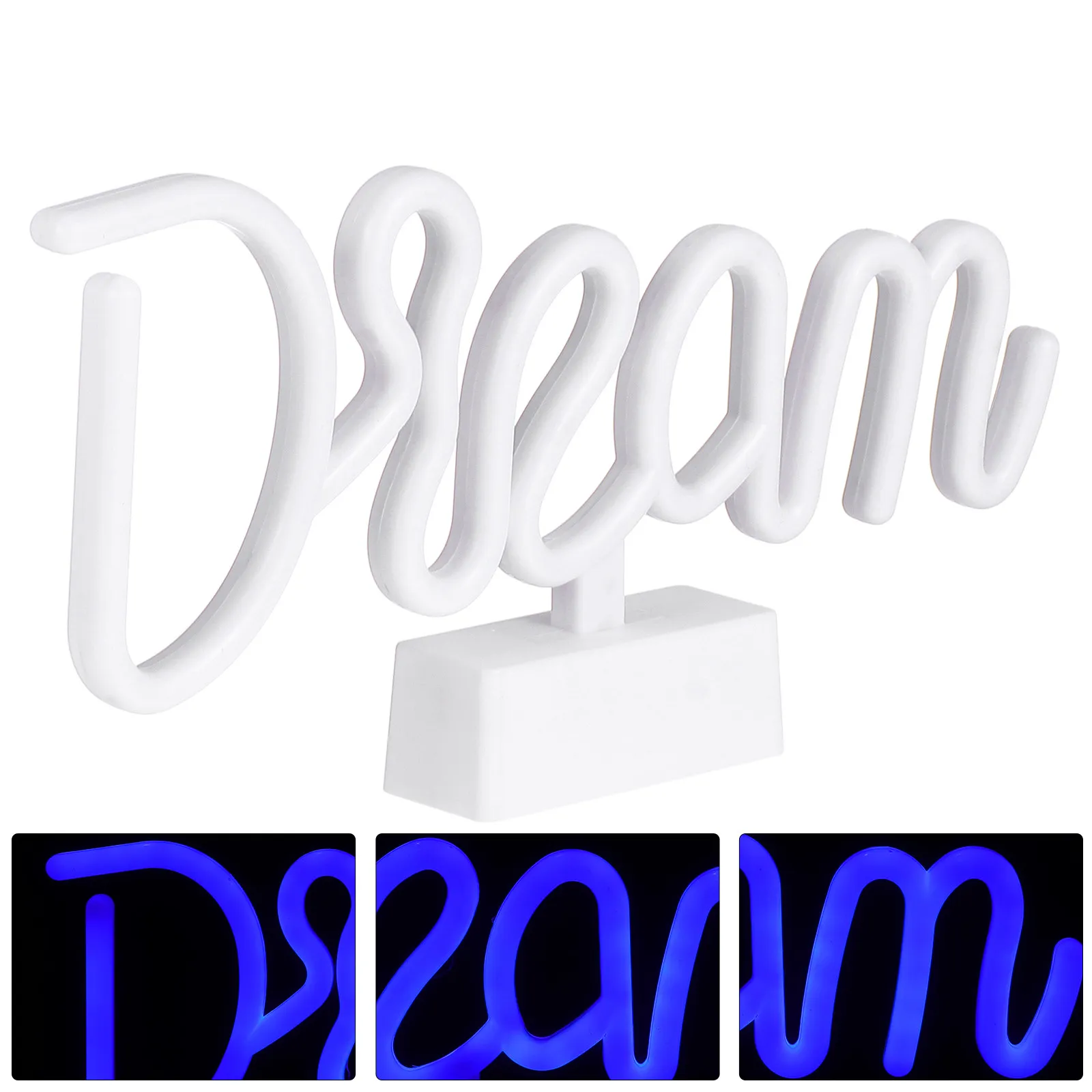 

Светодиодная лампа-надпись в форме мечты, 1 шт., неоновая подсветка для гостиной, спальни, офисного стола, декоративное ночное освещение