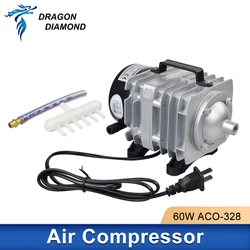 Pompa d'aria magnetica elettrica del compressore d'aria 60W per la tagliatrice dell'incisione Laser di CO2 HAILEA ACO-328