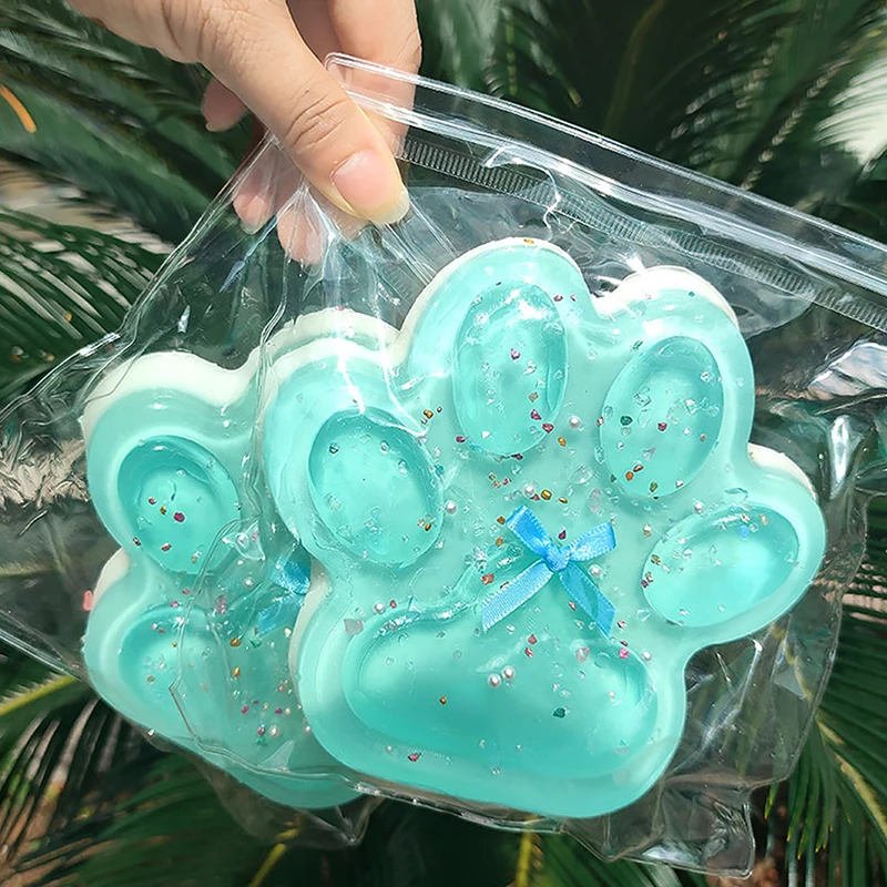 

New Cartoon Kawaii Cat Paw Squeeze Toys Slow Rebound Decompression Toy Reduce Stress Decompression Kids Toy For Kids Sensory Toy