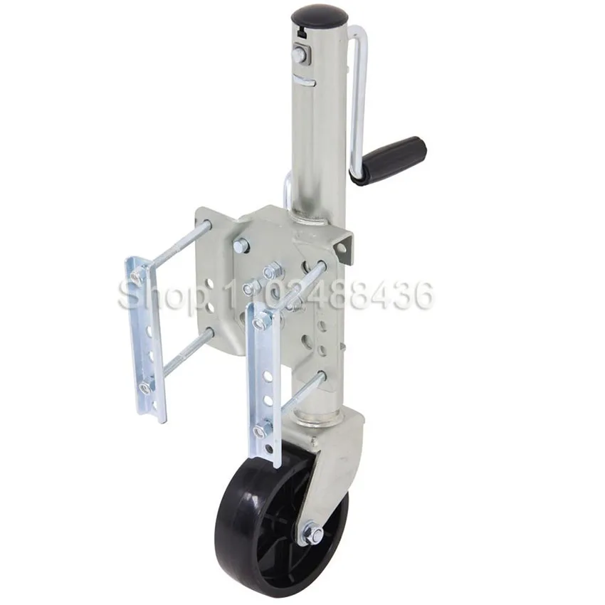 

6-дюймовый боковой круглый поворотный домкрат для прицепа с болтом емкостью 540 кг жокей-колесо лодка запчасти для автофургона аксессуары