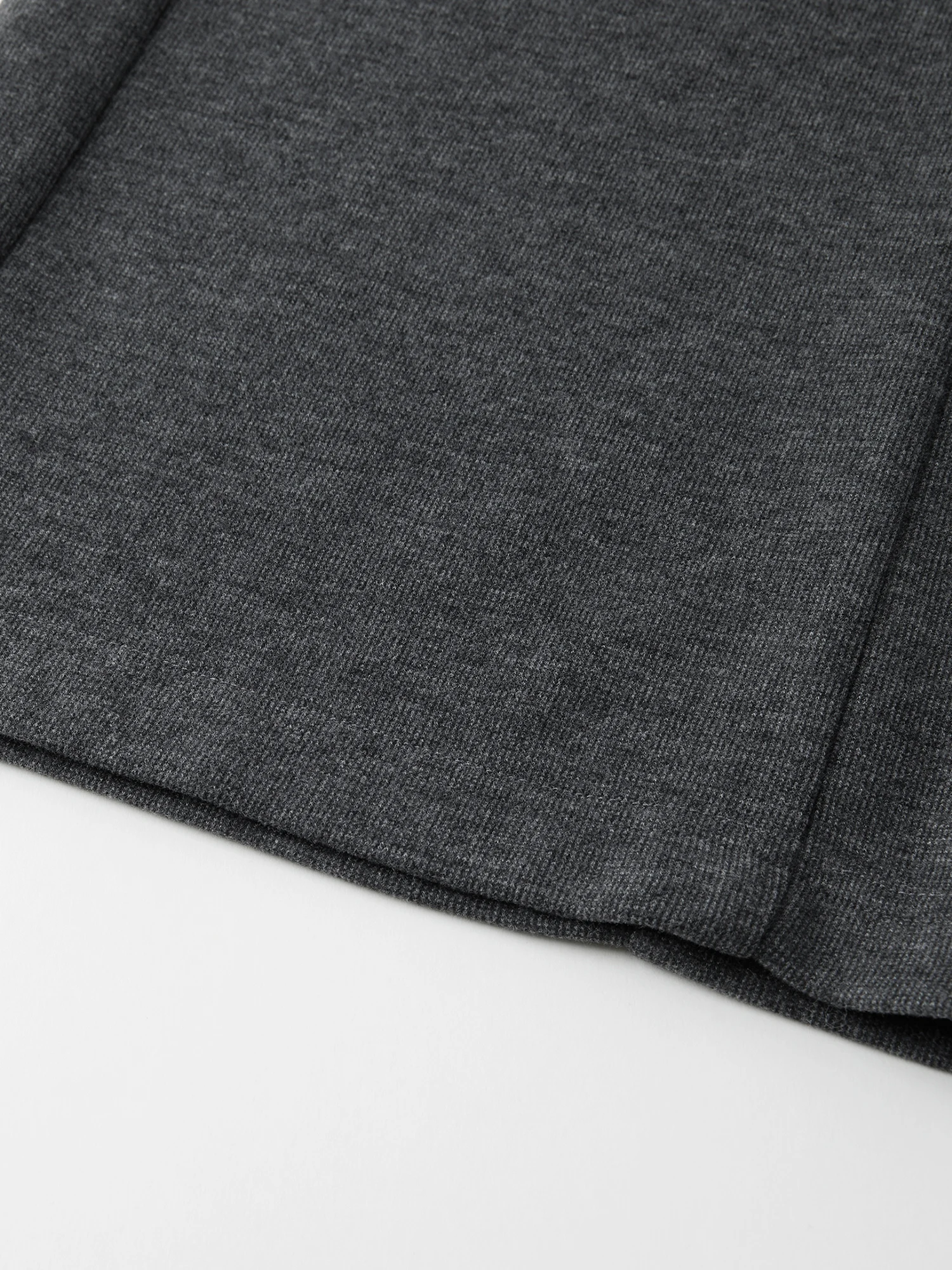 ZIQIAO Neu eingetroffene, weit geschnittene, vertikal gespaltene, dicke, bodenlange Freizeithose aus Wolle für Damen, vielseitige Hose für den Herbst – Detail 21