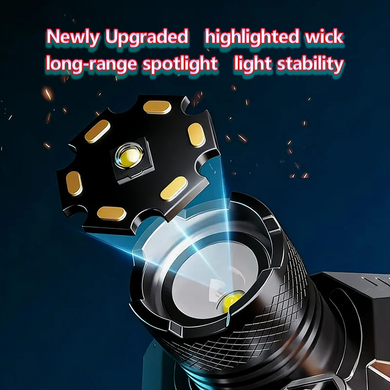 White Laser Headlamp TYPE-C Rechargeable Headlights Night Working Emergency Light Outdoor Camping Flashlight Fishing Head Lamp