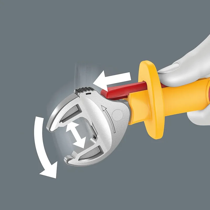 Wera 05020151001 VDE Series Insulated Self-Adjusting Open End Wrench