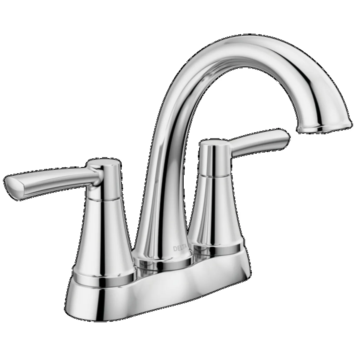 Us-Centerset Bathroom Faucet 2-Handle Chrome-Certified Refurbished