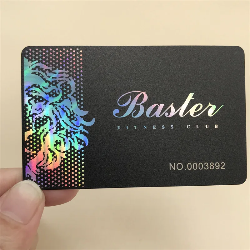 /10pcs PVC-Laser karte Matt Flash Visitenkarte Druck mit leeren Karten PVC Matt Flash Laser Visitenkarte lackierbar – Detail 13