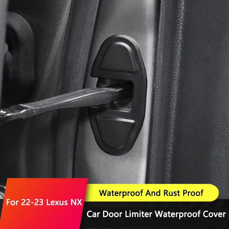 TAJIAN Car Door Limiter Waterproof Cover Protective Cover Modification ABS Rust Proof Corrosion Prevention For 22-23 Lexus NX